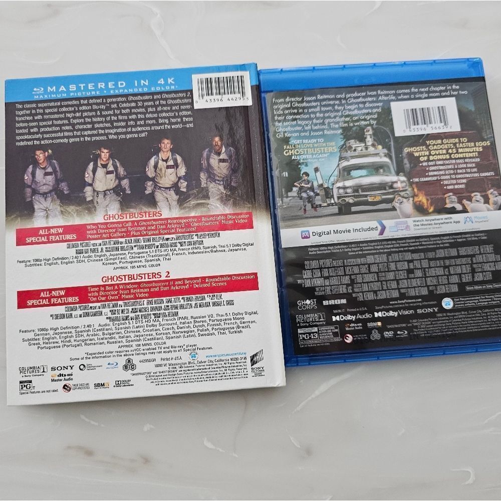 Ghostbusters Blu-ray Collection 1, 2 & Ghostbusters after life pre-owned - Picture 2 of 3